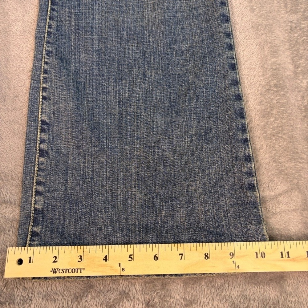 Levi's 590 Bootcut Jeans Women's 18W Blue Medium Wash Stretch Denim Western - Picture 13 of 13